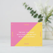 Zus Quote met een Funky Uitstraling Briefkaart (Staand voorkant)