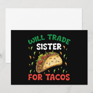 Zus Ruilen Voor Tacos Cinco De Mayo Feest Kaart