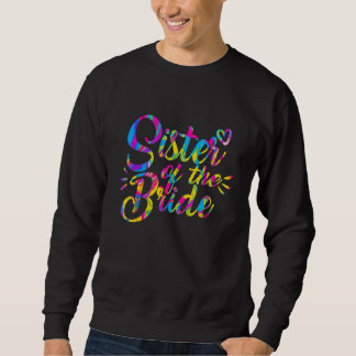 Zus van de bruid bruiloft bijpassende T-shirt van