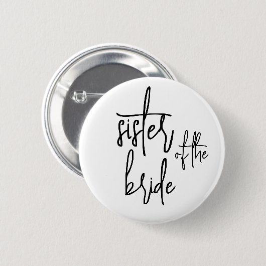 Zus van de bruid Button (Voorkant /achterkant)