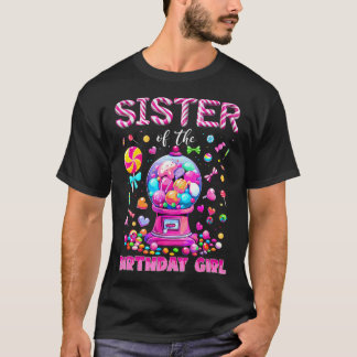 Zus Van De Jarige Sfeervolle Candy Verjaardag T-shirt