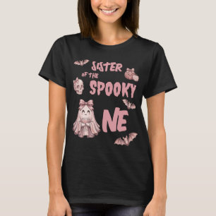 Zus van de Spookachtige Cute Pinkoween-feest T-shirt