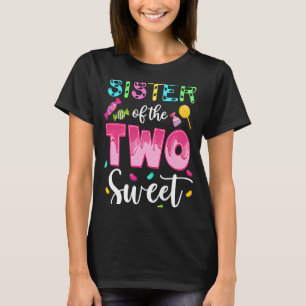 Zus van de Twee Zoete Zoetje Meisje 2e Verjaardag T-shirt