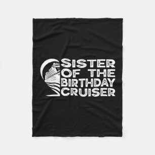 Zus van de verjaardagscruiser Funny Cruise Vakanti Fleece Deken