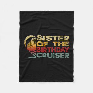 Zus van de verjaardagscruiser Funny Cruise Vakanti Fleece Deken