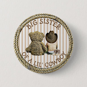 Zus van een Lil Cowboy Button