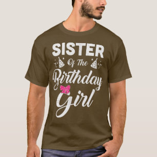 Zus van het meisje dat jarig is Familie-matching T-shirt