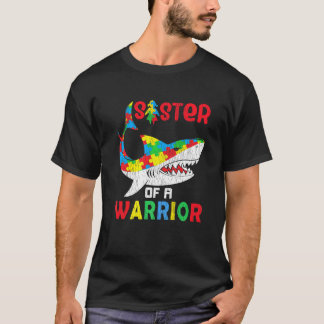 Zus Van Krijger Autistische Kinderen Autisme Bewus T-shirt