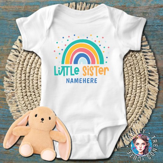 Zusje Regenboog Romper
