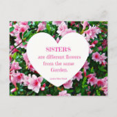 Zussen! Briefkaart (Voorkant)