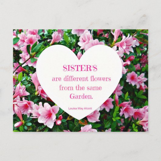 Zussen! Briefkaart (Voorkant)