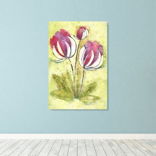 Zussen Canvas Afdruk (Insitu (Houten vloer))