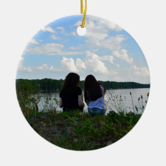 Zussen/familie Keramisch Ornament