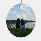 Zussen/familie Keramisch Ornament (Links)