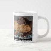 Zussen, koffie en honden extra grote beker (Rechts)