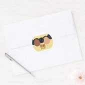 Zussen van de Puff Ronde Sticker (Envelop)