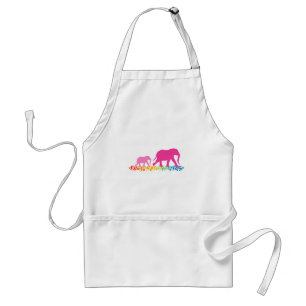 Zussen van olifant Walking Standaard Schort