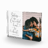 Zussen Verbonden hart met hart | Foto zuster (Rechts)