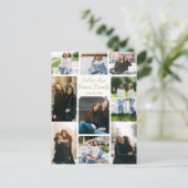 Zussen Voor altijd Vrienden Foto Collage Aangepast Briefkaart (Staand voorkant)