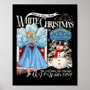 Zussen Witte Kerstfilm 1954 Pyjama Vakantie Poster