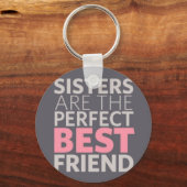 Zussen zijn beste vrienden sleutelhanger (Voorkant)