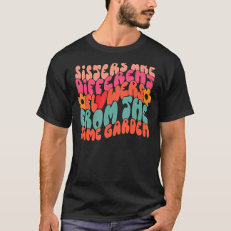Zussen zijn verschillende bloemen van dezelfde tui t-shirt