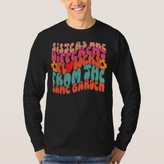 Zussen zijn verschillende bloemen van dezelfde tui t-shirt