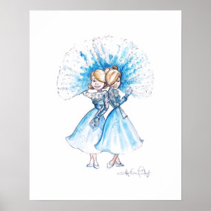 Zussen, zussen kunst van Heather Franse Henry Poster