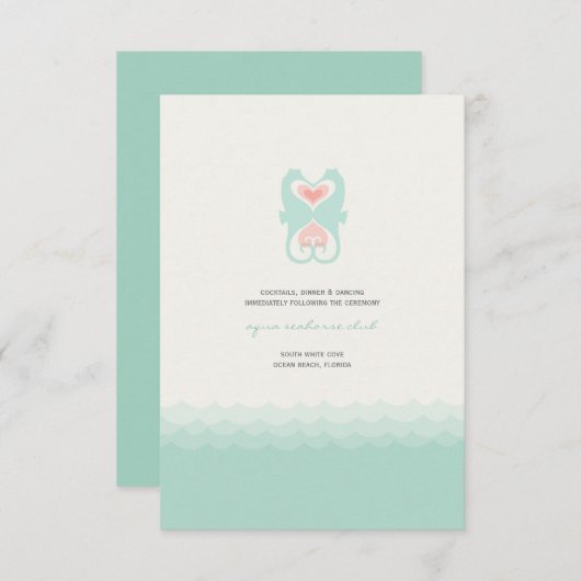 Zussesepaardzomers Zomer Beach Weddenschap Kaart (Voorkant / Achterkant)