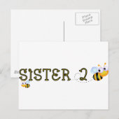 Zuster 2 Bee Briefkaart (Voorkant / Achterkant)