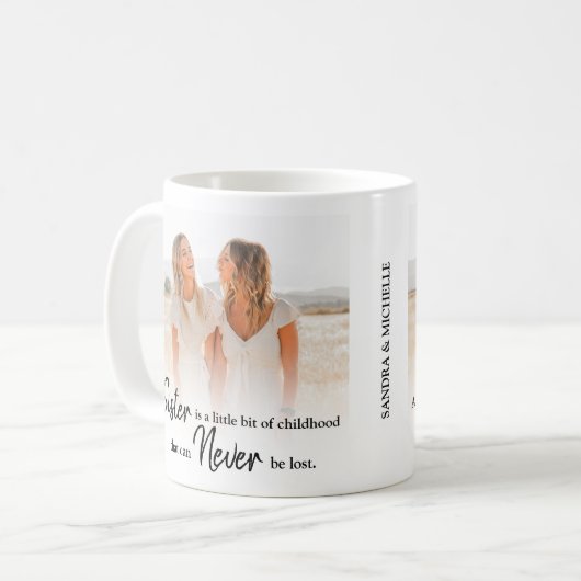 zuster | Aangepaste Mok fotokoffie (Voorkant links)