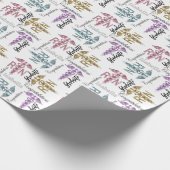 Zuster Afstuderen Cadeaupapier (Hoek)