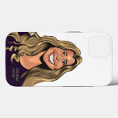 Zuster Anderson Caricature-draagtas Case-Mate iPhone Case (Achterkant (horizontaal))