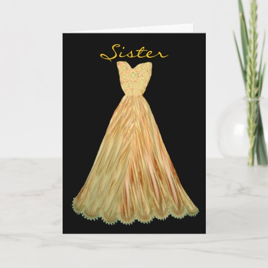 ZUSTER Be My Bridesmaid Herfst GOUDEN JURK (Voorkant)