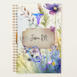 Zuster Boho Medical Wildflower Floral Gezondheidsz Planner