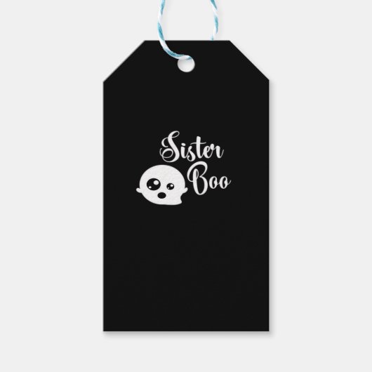 Zuster Boo Halloween Cadeaulabel (Voorkant)