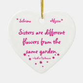 Zuster Ceramic Ornament (Voorkant)