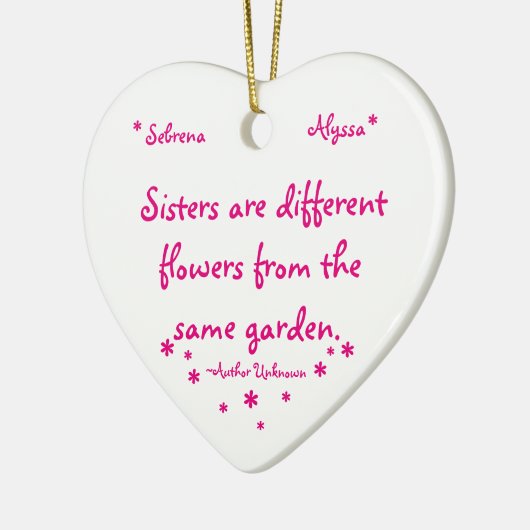 Zuster Ceramic Ornament (Links)