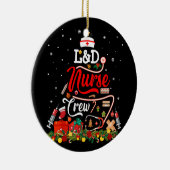 Zuster Crew Merry Kerstwerk en levering Keramisch Ornament (Rechts)