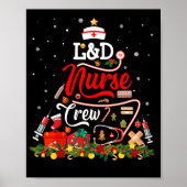 Zuster Crew Merry Kerstwerk en levering Poster (Voorkant)