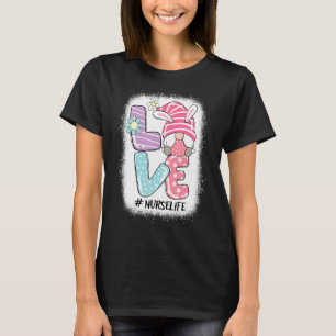 Zuster Cute Gnome Bunny Love Easter Day Christians T-shirt