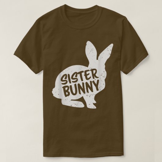 Zuster Daughter Bunny Matching Group Funny Family T-shirt (Design voorkant)