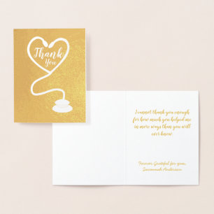 Zuster Doctor Gezondheidszorg Medewerker Dank u we Folie Kaarten