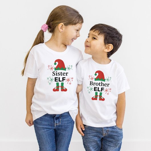 Zuster Elf Meisjes' Wit T-shirt