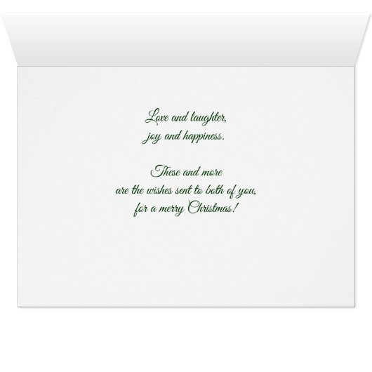 Zuster en broer in de Recht van Kerstmis Holly Ber (Binenzijde Horizontaal (Onderkant))