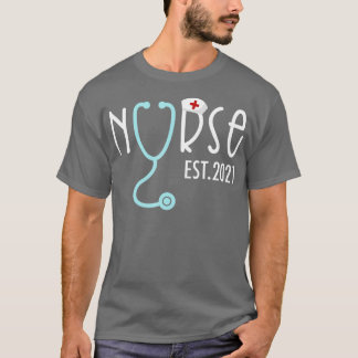 Zuster Est 2023 RN Verpleegschool Afstuderen Gradu T-shirt