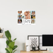 Zuster Foto Collage Typografie Keepslag Poster (Thuiskantoor)