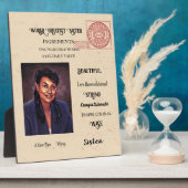 zuster fotoplaat (Zijkant)