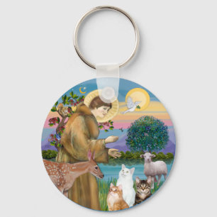 Zuster Frances Blessing 5 katten Sleutelhanger