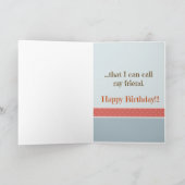 Zuster, Friend - Birthday Kaart (Binnen)